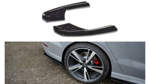 Splitter Audi RS3 8V Facelift Rear Side Gloss Black