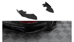 Splitter Audi RS3 8V Facelift Rear Side Street Pro Black + Gloss Flaps