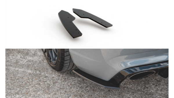 Splitter Audi RS3 8V Sportback Rear Side Racing Durability Black-Red