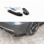 Splitter Audi RS3 8V Sportback tagumine külje v.1 Läikiv must