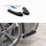 Splitter Audi RS3 8V Sportback tagumine külje v.2 Läikiv must