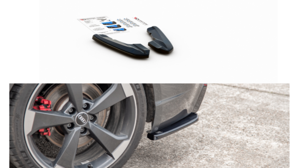 Splitter Audi RS3 8V Sportback Rear Side v.2 Gloss Black