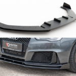 Splitter Audi RS3 8V Sportback esi Racing Durability + Tiivad must-punane