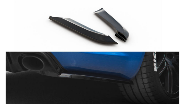 Splitter Audi RS4 B7 Rear Side v.2 Gloss Black