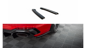 Splitter Audi RS4 B9 Avant Rear Side Gloss Black