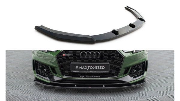 Splitter Audi RS4 B9 Front v.1 Gloss Black