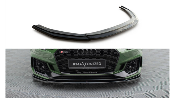 Splitter Audi RS4 B9 Front v.2 Gloss Black