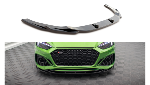 Splitter Audi RS5 F5 Facelift Front v.3 Gloss Black