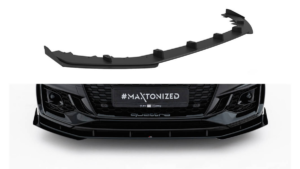 Splitter Audi RS5 F5 Front Street Pro Black-Red + Gloss Flaps
