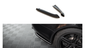 Splitter Audi RS6 C6 Rear Side Gloss Black