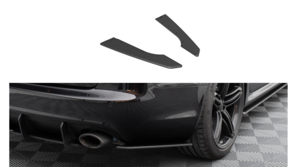 Splitter Audi RS6 C6 Rear Side Street Pro Black-Red