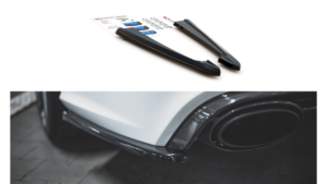 Splitter Audi RS6 C7 Rear Side v.2 Gloss Black