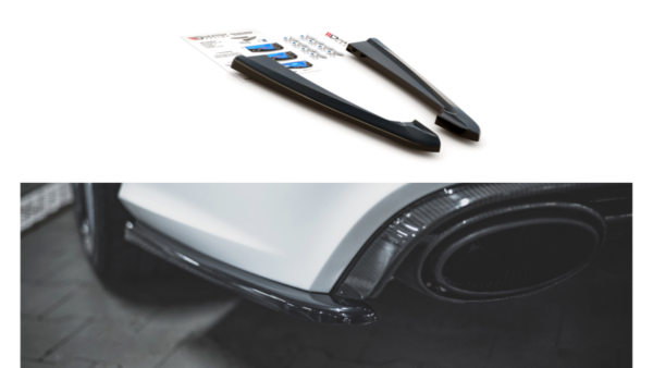 Splitter Audi RS6 C7 Rear Side v.2 Gloss Black