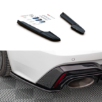 Splitter Audi RS6 RS7 C8 tagumine külje v.2 Läikiv must