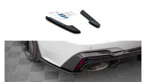Splitter Audi RS6 RS7 C8 Rear Side v.2 Gloss Black