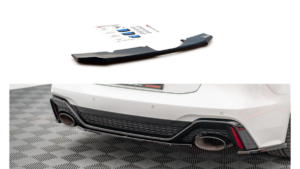 Splitter Audi RS6 RS7 C8 Rear Central Gloss Black