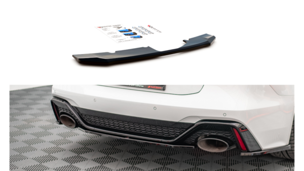 Splitter Audi RS6 RS7 C8 Rear Central Gloss Black