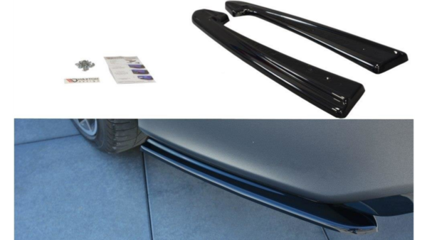Splitter Audi RS7 Facelift Rear Side v.1 Gloss Black