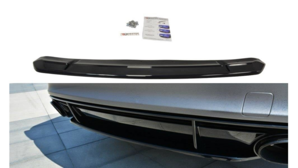 Splitter Audi RS7 Facelift Rear Central Gloss Black