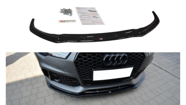 Splitter Audi RS7 Facelift Front v.1 Gloss Black