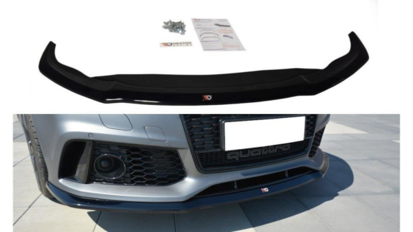 Splitter Audi RS7 Facelift Front v.2 Gloss Black