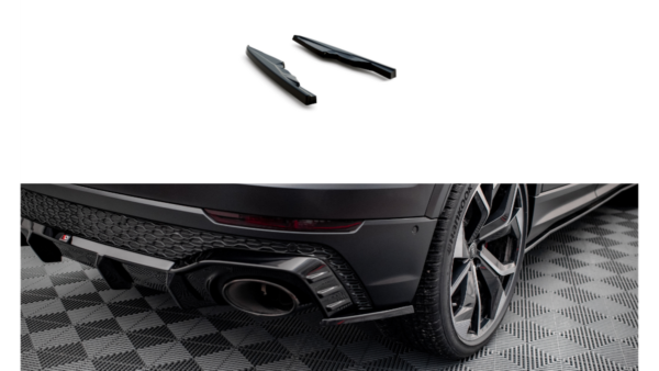 Splitter Audi RSQ8 4M Rear Side v.2 Gloss Black