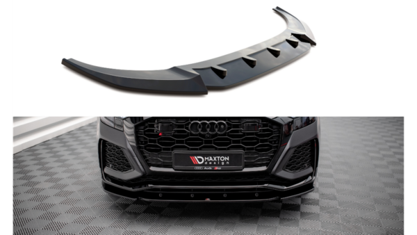 Splitter Audi RSQ8 4M Front v.1 Gloss Black
