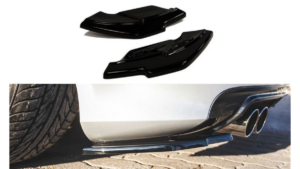 Splitter Audi S3 8P Rear Side Gloss Black