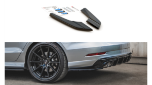 Splitter Audi S3 8V Facelift Rear Side v.2 Gloss Black