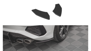 Splitter Audi S3 8Y Rear Side Street Pro Black