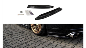 Splitter Audi S8 D4 Facelift Rear Side Gloss Black