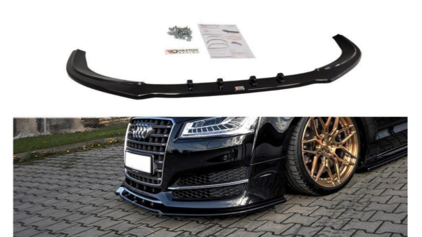Splitter Audi S8 D4 Facelift Front v.1 Gloss Black