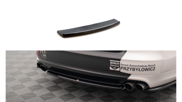 Splitter Audi S8 D4 Rear Central Gloss Black