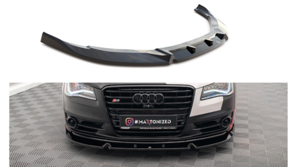 Splitter Audi S8 D4 Front v.2 Gloss Black