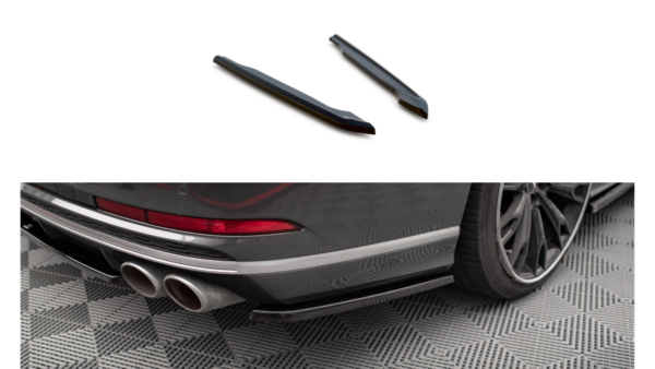 Splitter Audi S8 D5 Rear Side Gloss Black