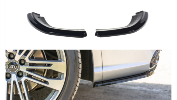 Splitter Audi SQ5 FY Rear Side Gloss Black