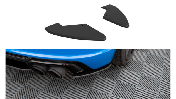 Splitter Audi TT 8S S-Line Facelift Rear Side Street Pro Black