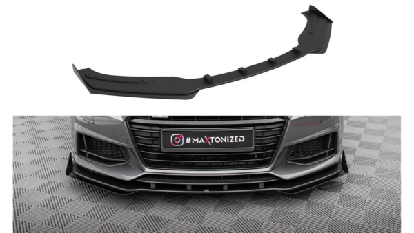 Splitter Audi TT 8S S-Line Front Pro + flaps Black