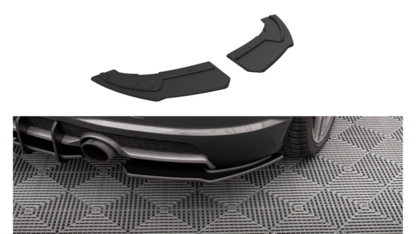 Splitter Audi TT 8S S-Line Rear Side Street Pro Black-Red