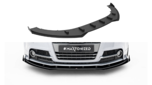 Splitter Audi TT S S-Line 8J Facelift Front Street Pro Black + Gloss Flaps