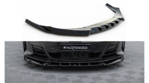 Splitter Audi e-Tron GT Front v.1 Gloss Black