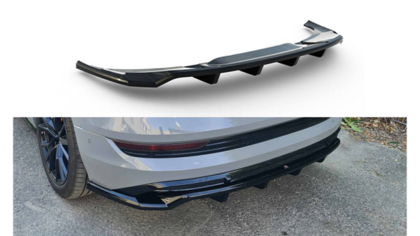 Splitter Audi e-Tron S-Line Rear Central with Diffuser