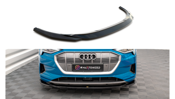 Splitter Audi e-tron Front v.1 Gloss Black