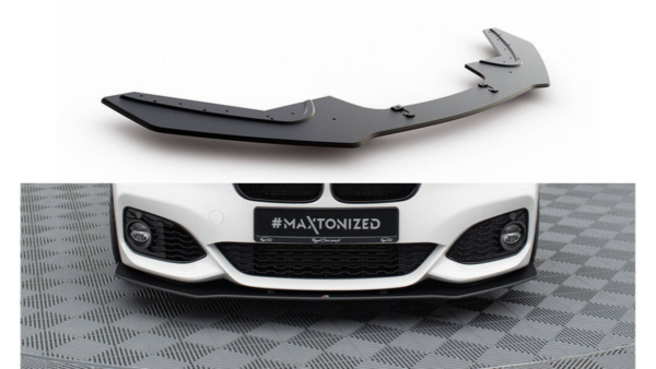 Splitter BMW 1 F20 Facelift M140i Front Racing Durability v.3 Black