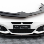Splitter BMW 1 F20 Facelift M140i esi Racing Durability v.3 must-punane