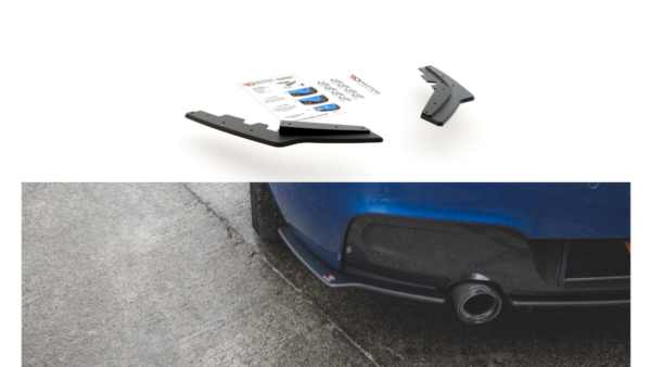 Splitter BMW 1 F20 M-Pack Rear Side Racing Durability Black