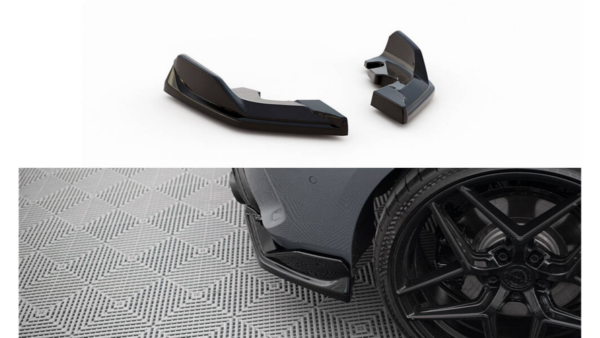 Splitter BMW 1 F40 M-Pack Rear Side v.4 Gloss Black