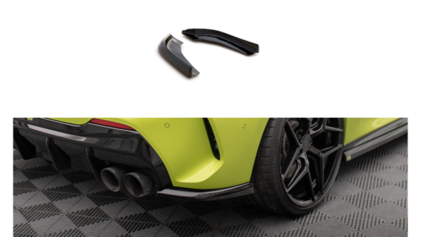 Splitter BMW 1 F40 M-Pack Rear Side v.5 Gloss Black
