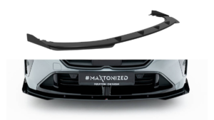 Splitter BMW 1 F70 Front Street Pro Black-Red + Gloss Flaps