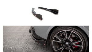 Splitter BMW 2 G42 M-Pack Rear Side v.2 + Flaps Carbon Look